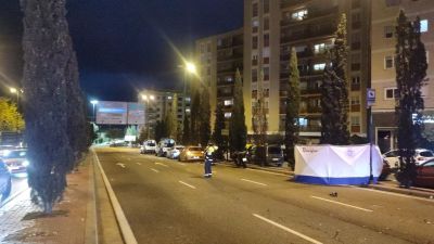 El accidente se ha producido a la altura del barrio de La Bombarda. / Ana Benavente