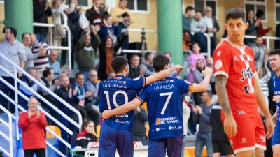 Los jugadores del Full Energía celebran un gol: Foto: Alexio Raw