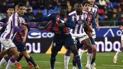 Obeng, en el anterior partido ante el Valladolid. Foto: LaLiga