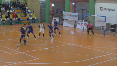 Lance del partido. Foto: Aragón Deporte