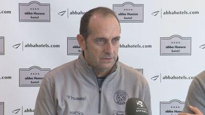 José Nolasco durante la rueda de prensa previa al partido ante Torrelavega
