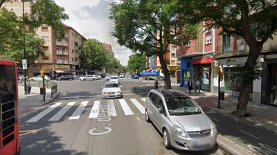 El atropello ocurrió en la calle Franco y López, en el barrio de Delicias. / Google Maps