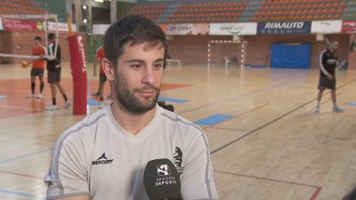Aharón Gámiz, durante su charla con Aragón Deporte este lunes.