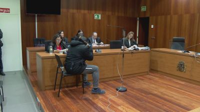 El acusado durante el juicio