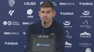 Antonio Hidalgo, durante la rueda de prensa. Foto: Aragón Deporte