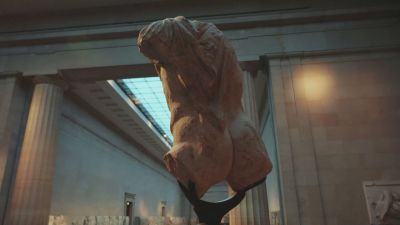 Los mármoles del Partenón ateniense se muestran en el Museo Británico de Londres.