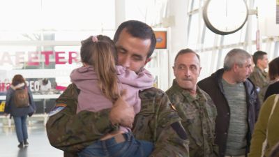 Los militares aragoneses salieron desde Zaragoza el pasado 10 de diciembre y estarán desplegados allí durante los próximos seis meses.