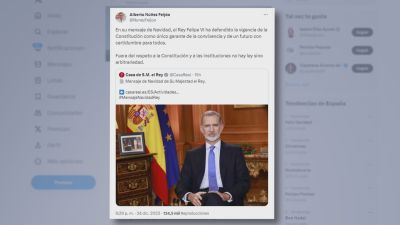 Reacciones políticas al mensaje del Rey.
