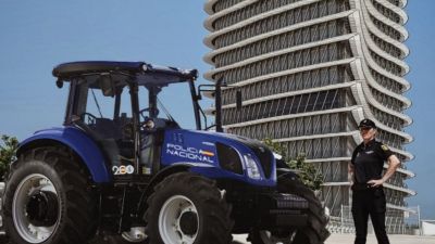 La Policía Nacional anuncia la incorporación de tres tractores especiales para patrullar las pedanías y zonas rurales de Zaragoza y Calatayud.