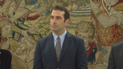 Carlos Cuerpo, durante la toma de posesión de su nuevo cargo.