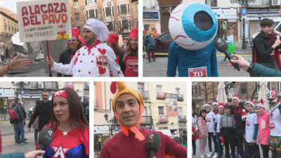 Varios atletas han participado en la carrera disfrazados.