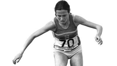 Carmen Valero, durante una prueba de campo a través.