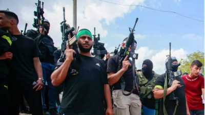 Miembros de las brigadas Al Qassam, brazo armado de Hamás./ Europa Press