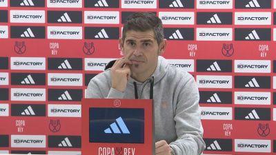 Antonio Hidalgo, durante la rueda de prensa. Foto: Aragón Deporte