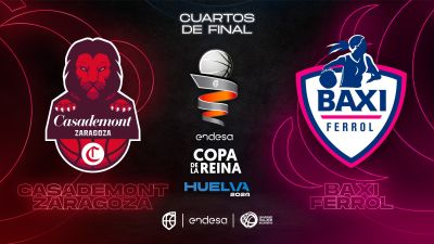 El Casademont Zaragoza se medirá al Baxi Ferrol en los cuartos de final.