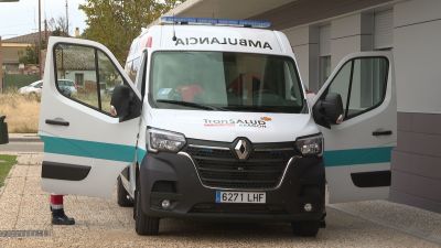 Ambulancia de la UTE Transalud.
