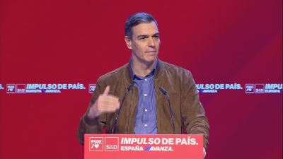 Pedro Sánchez, durante su discurso de clausura de la convención.