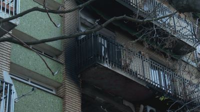 Finca en la que vivía la mujer en el barrio zaragozano de Casablanca.