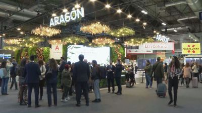 Estand de Aragón en Fitur.