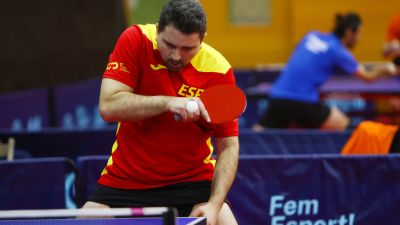 Jorge Cardona, durante un encuentro con la Selección Española.