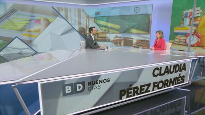 La consejera de Educación, este miércoles, durante la entrevista en Aragón TV.