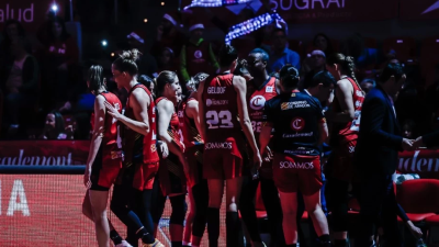 Las jugadoras de Casademont Zaragoza en un partido. Foto: Casademont Zaragoza