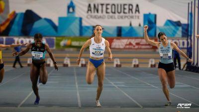 Elena Guiu durante la carrea de este sábado.