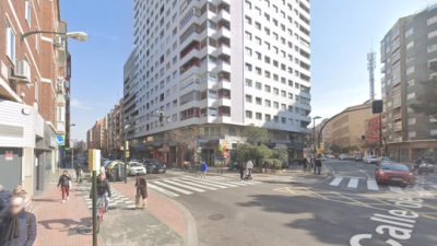 Imagen de la avenida Valencia de Zaragoza, en la intersección con la calle García Sánchez. / Google Maps