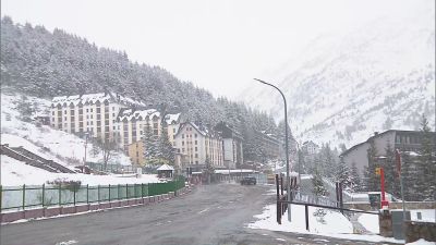 Imagen de Candanchú tras las últimas nevadas.