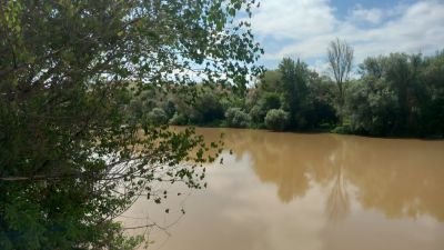 La CHE avisa de crecidas en los afluentes del Ebro./ Europa Press