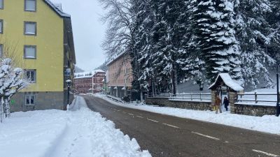 Imagen de Canfranc este martes.