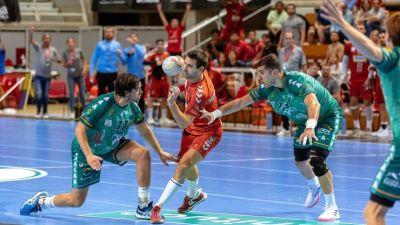 Imagen de un duelo del Bada Huesca.