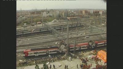 Imagen de archivo de uno de los trenes siniestrados el 11 de marzo de 2004.