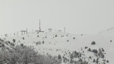 La nieve en el Pirineo mejora la reserva hídrica.
