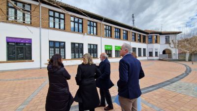Antiguo colegio Ramón y Cajal, en Calatayud.