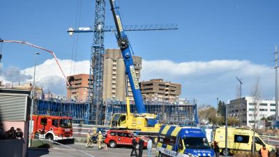 El accidente se ha producido en una zona de obras en Cornellá