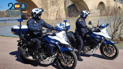 Dispositivo de búsqueda del joven Javier Márquez en Zaragoza. / Policía Nacional