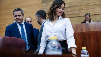 La presidenta de la Comunidad de Madrid defiende la inocencia de su novio y que es Hacienda quien le debe dinero a él./ Europa Press. Carlos LujánComunidad de Madrdid defendió que la inocencia de su novio y que es Hacienda quien le debe dinero a él./ Europa Press. Carlos Luján