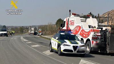 El accidente se ha producido en la carretera A-131. / Guardia Civil