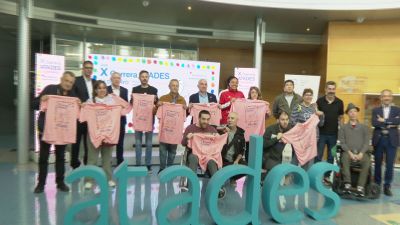La décima entrega de la Carrera Solidaria de Atades se ha presentado este miércoles.