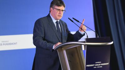 El expresidente de la Generalitat y eurodiputado de Junts, Carles Puigdemont. / Europa Press