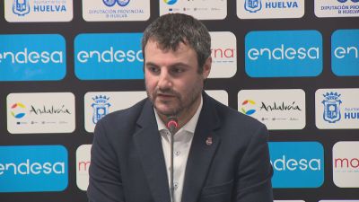 Carlos Cantero en rueda de prensa.