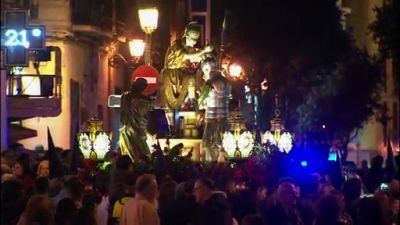 La noche del jueves al viernes es uno de los momentos álgidos de la Semana Santa. / Aragón TV