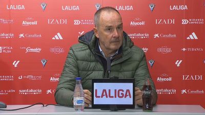 Víctor Fernández en rueda de prensa.