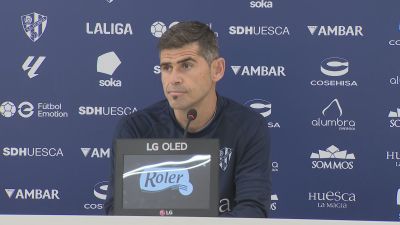 Antonio Hidalgo, durante la rueda de prensa. Foto: Aragón Deporte