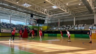 El equipo ha completado una suave sesión de tiro este domingo en la pista del Celta.