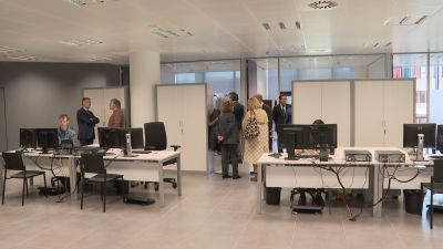 El nuevo Juzgado de Primera Instancia número 23 de Zaragoza está ubicado en el edificio Vidal de Canellas, en la Ciudad de la Justicia.