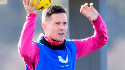 Ander Herrera, en un entrenamiento con el Athletic.