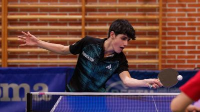 Álvaro Gimeno, durante la disputa del torneo.