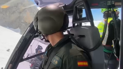 Uno de los rescates realizados por la Guardia Civil este fin de semana. / G. C.